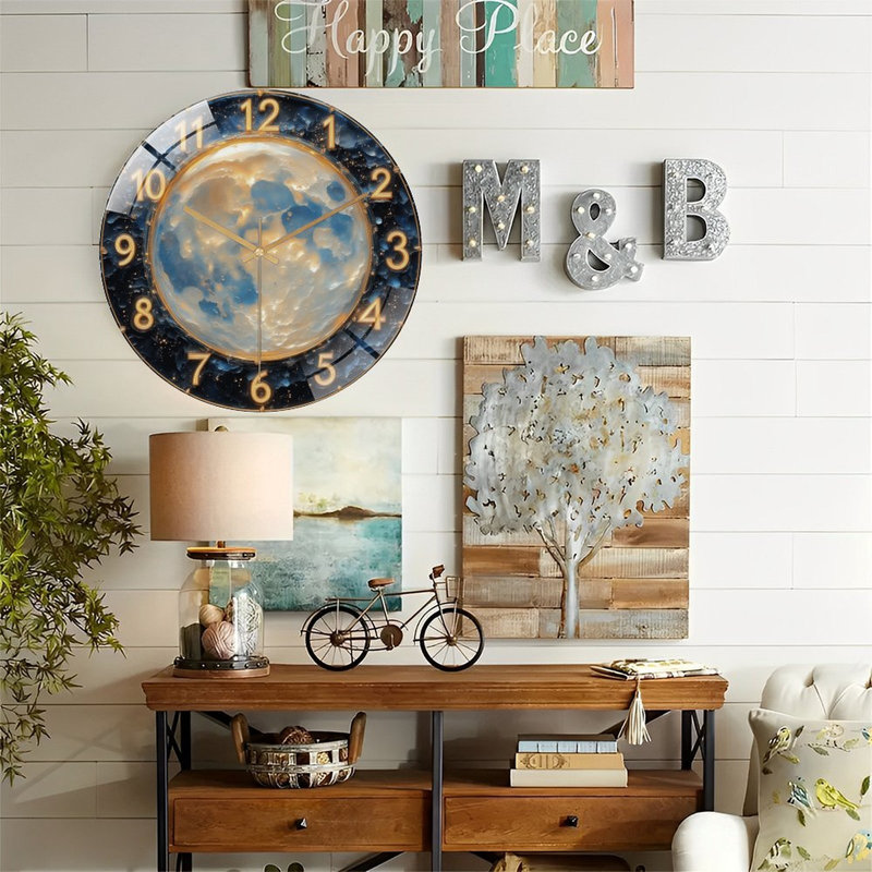 Horloge murale Cosmic Moon