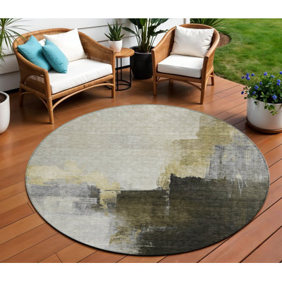 Tapis rond 8 po kaki