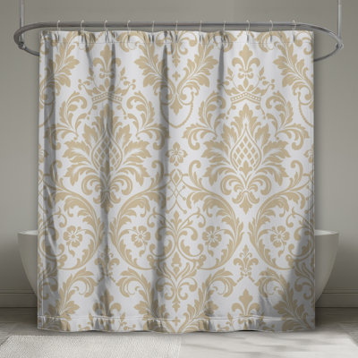 Rideaux de douche en damas complexes Intricate