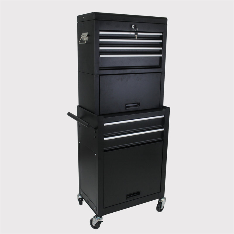 13'' W Steel Job Site Storage, Black