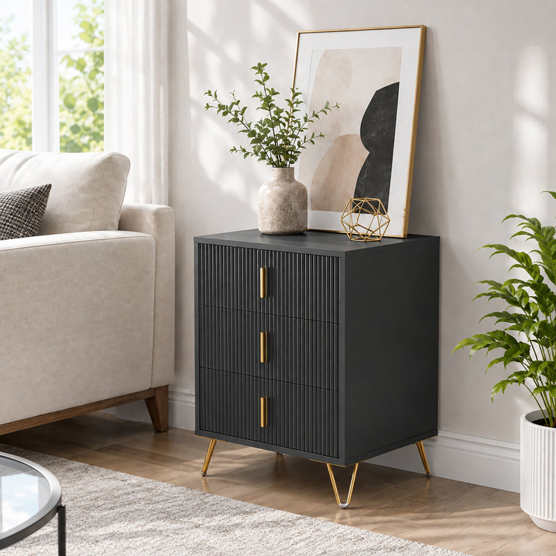 50 cm W Chest of 3 Drawers