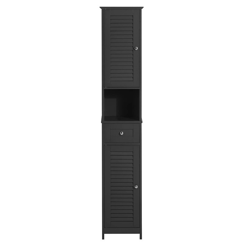 Lyonsdale Linen Cabinet, Matte Black