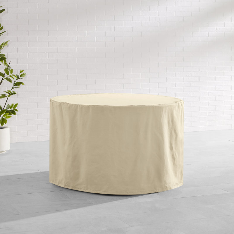 Outdoor Patio Table Cover, 29" H x 47" W x 47" D, Tan