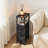 Narrow End Table With 3 Drawers And Open Shelf, Slim Nightstand And Small Side Table For Bedroom And Living Room Storage