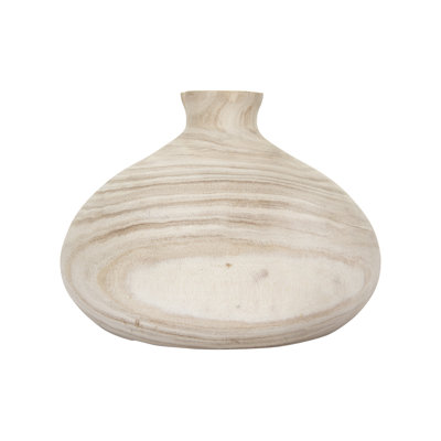 Rodiguez 7.25'' Solid Wood Table Vase