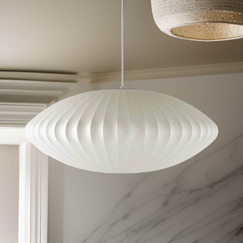 Luminaire suspendu 1 lumière Coleena, H 7,25 po x l 16 po x P 16 po
