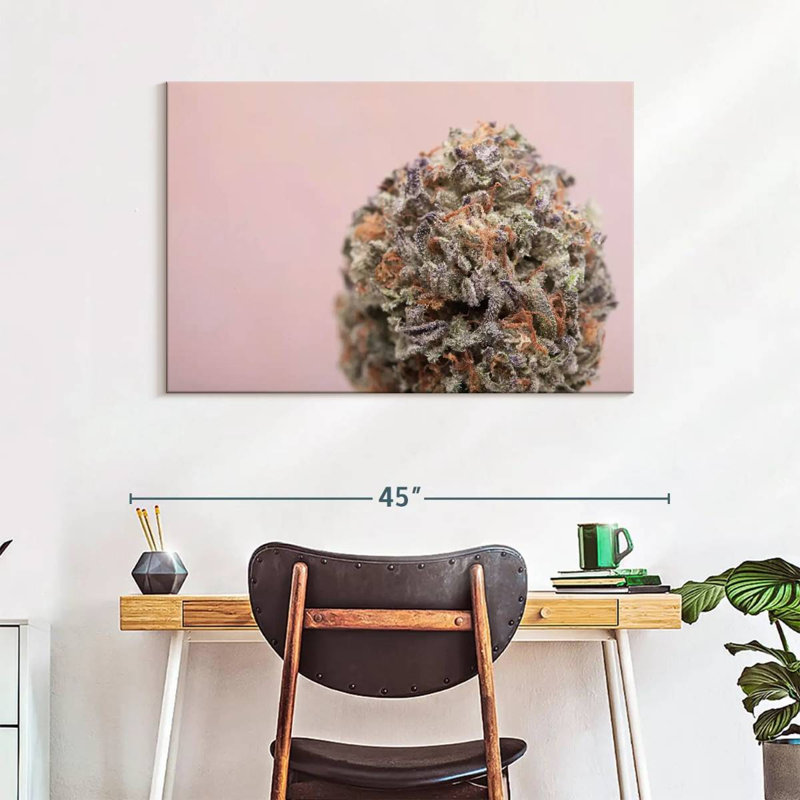 Bud Of Marijuana, 26" H x 39" W