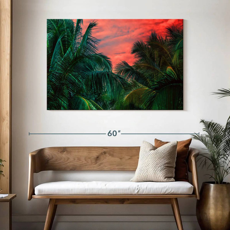 Harnek Jungle Palm Trees, 32" H x 48" W