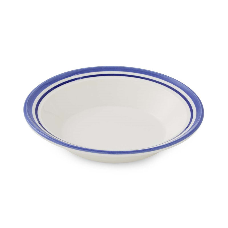 Portmeirion, Potters Stripe - Soup Plate, Blue