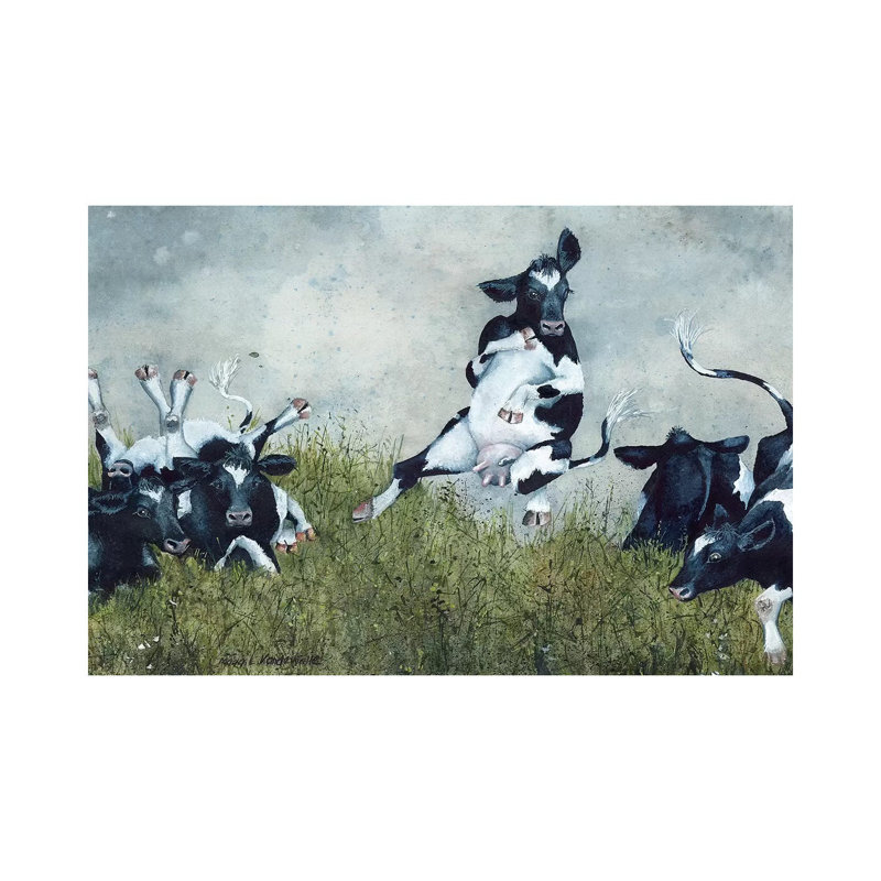 Hare Brained by Maggie Vandewalle - Wrapped Canvas Print, 20.32 cm H x 30.48 cm W