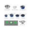 12 - Piece Non-Stick Aluminum Cookware Set