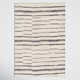 Rune Striped Handmade Tufted Wool Area Rug in Beige/Charcoal