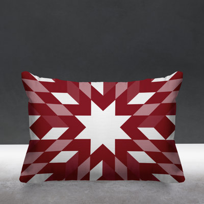 Outdoor Reversible Throw Pillow