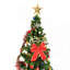 Arbre de Noël artificiel 5 pi avec lumières à DEL écoénergétiques, comprenant 109 jupes d'arbre suspendues et garde-corps