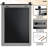  Rectangle Modern Solid Wood Farmhouse Accent Mirror-1925107317-1925107305
