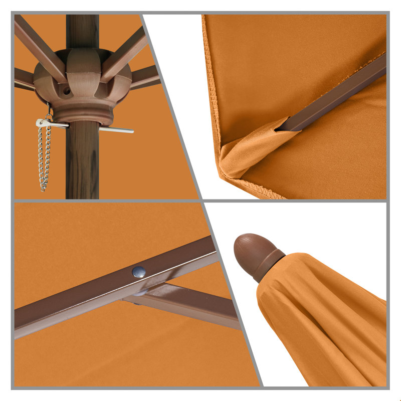 Parasol de marché 108 po Cecil, Orange