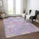 Machine Washable Indoor/Outdoor Cicel ACN1154 Purple Rug