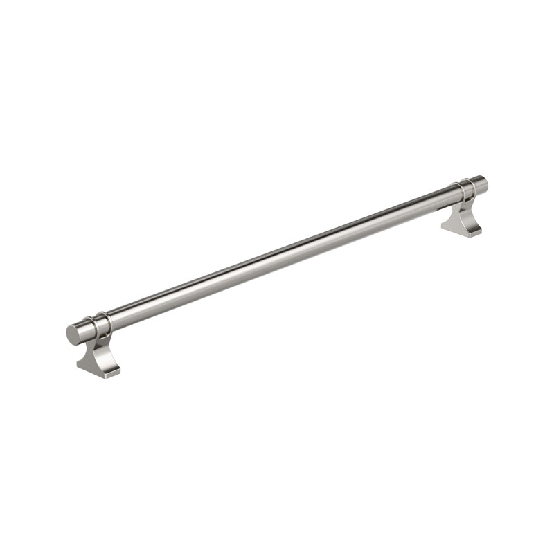 Poignée barre Davenport, Nickel poli, 12 5/8"