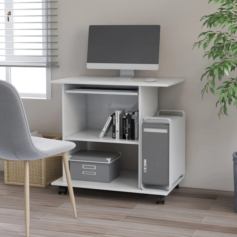 Bisceglia Computer Desk, White