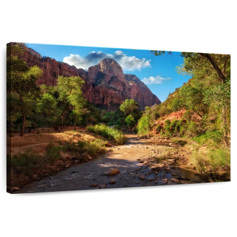 Rivière Alvord au parc national de Zion, H 16 po x l 24 po