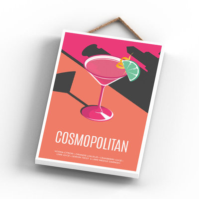 Cocktails - Cosmopolitan - Print on MDF