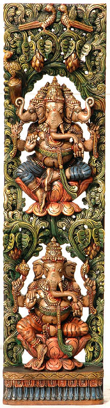 Panneau du temple Shri Ganesha