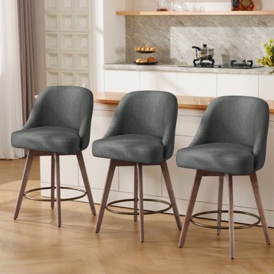 Makylia Swivel 26" Counter Stool