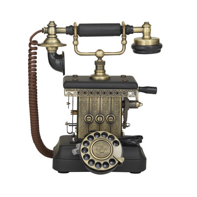 Rotary Dial Corded Telephone