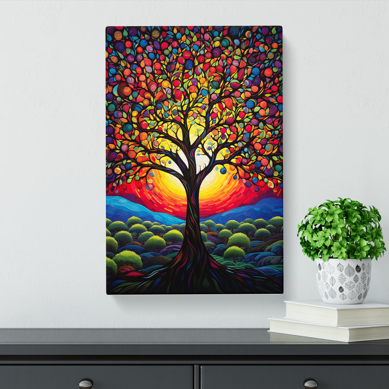 Apple Tree Expressionism No.3 - No Frame Print, 60cm H x 40cm W x 3cm D