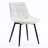 Emsley Faux Leather Upholstered Dining Chair Armless Side Chair with Metal Legs-2018551409