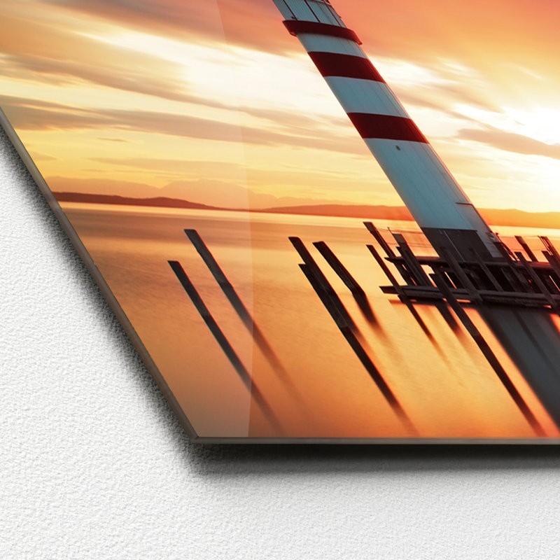 No Frame Print on Glass, 50 cm H x 125 cm W x 1.4 cm D