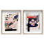 Milano Collage Set Shadowbox Floral & Botanical Print by Oliver Gal, Black Frame, 16 x 20-2105281173-2105281175