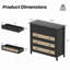 Commode décorative 4 tiroirs-1936099646