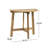 Natural Wood Bistro Table, Foldable For Effortless Storage Half-Round Design, Functionality