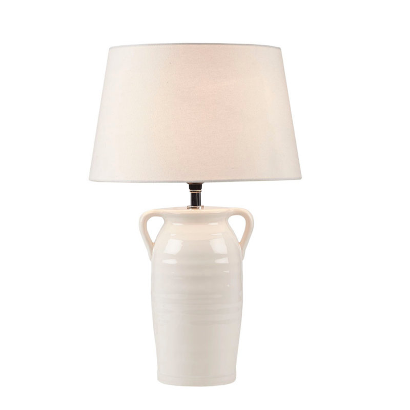 Lampe de table en céramique avec poignées