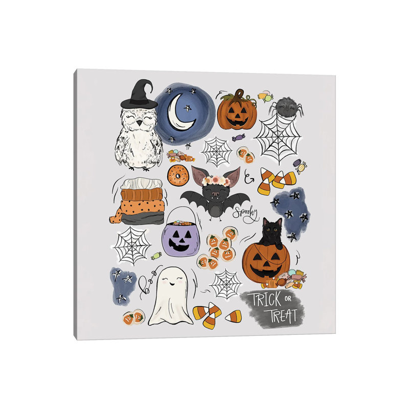 Spooky Feels by Katie Bryant - Wrapped Canvas Print, 30.48 cm H x 30.48 cm W