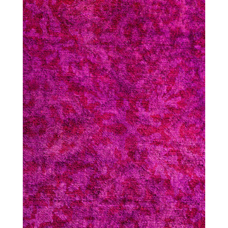 Overyed One-of-a-Kind Round 6'1" X 6'1" Hand Knotted Area Rug