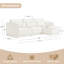 Canapé modulaire incurvé en chenille de 119 po avec méridienne-1868381493-1868381499