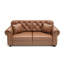 Canapé rembourré en similicuir Mid-Century 63 po Lethmoss-130715478-130715479-130715483