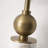 Antique Brass 1-Light Alabaster Cylinder Wall Sconce