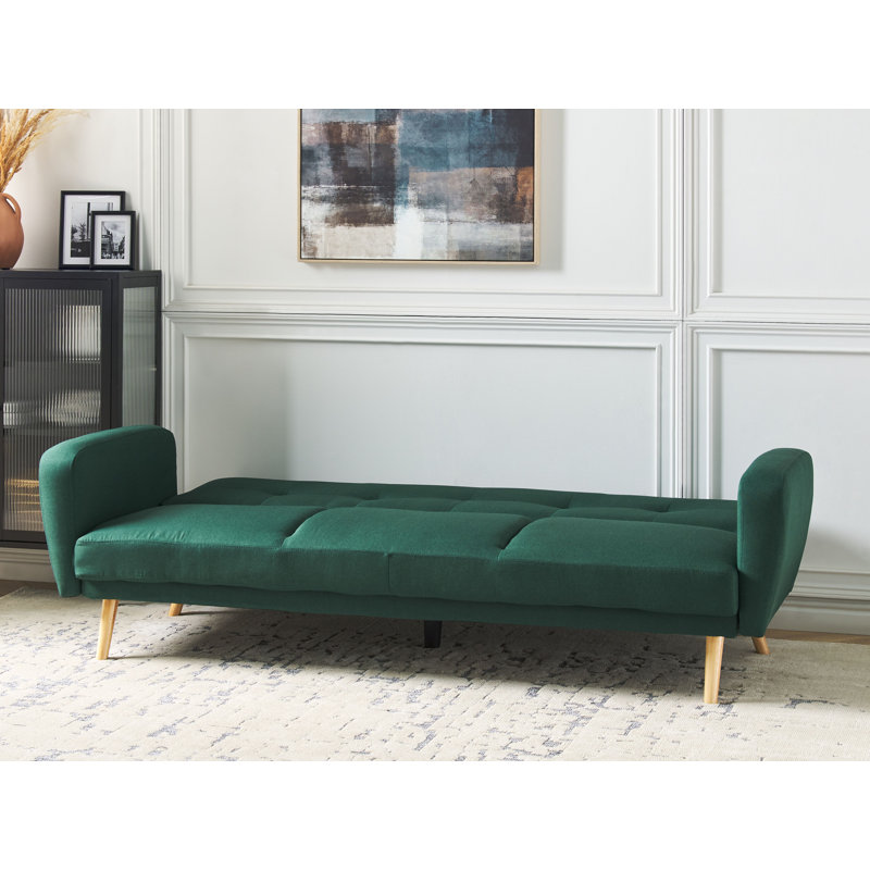FLORLI 3 Seater Sleeper, Dark Green