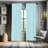 Geometric Semi-Sheer Rod Pocket Curtain Panels-732118510