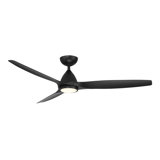 Skylark 3 - Blade Indoor/Outdoor Smart Ceiling Fan with Adjustable CCT 2700K-3000K-4000K-5000K LED Light Kit and Remote Control Included, Works With Alexa and iOS or Android App