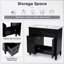 Meuble-lavabo simple 36 po avec lavabo, 3 tiroirs et armoire à deux portes Sanoxis