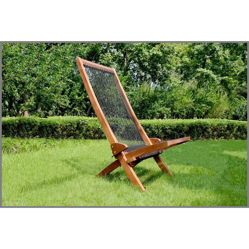 Chaise pliante en bois