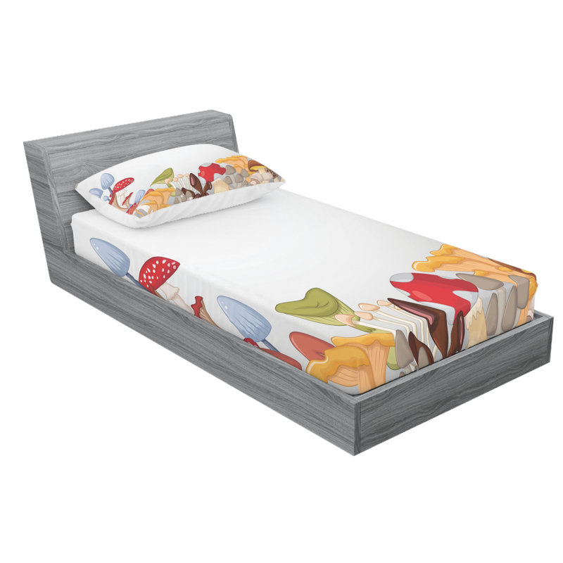 Microfiber Sheet Set, Twin XL Sheet Set with Fitted Sheet