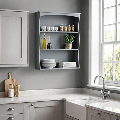 Cavazos 3 Tier Wall Mounted Shelf