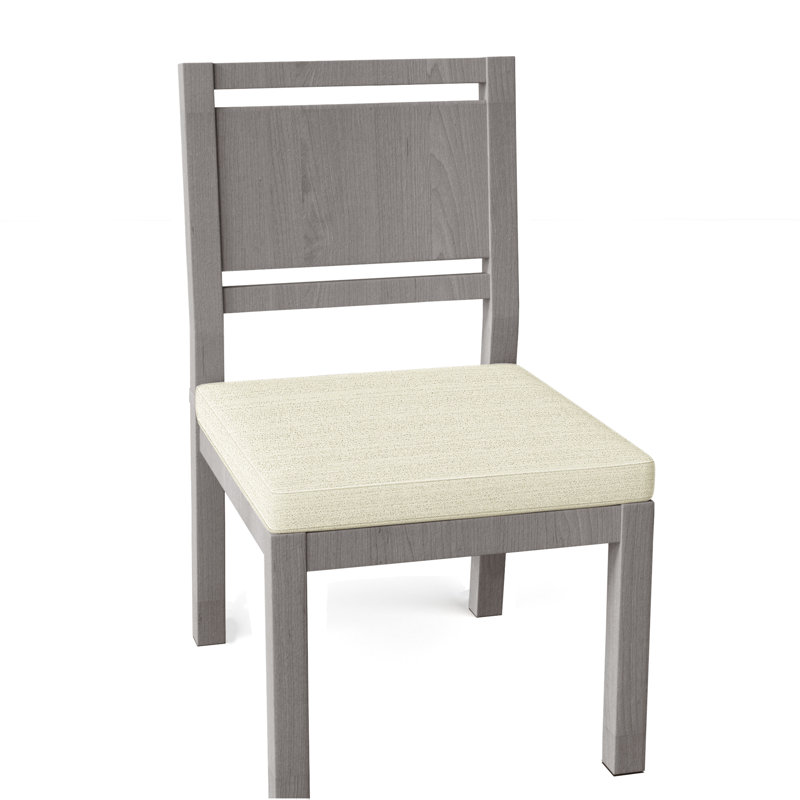 Chaise d'appoint en teck Avondale - Huître, Huître teck, Argent Rollo, Pas de soudure