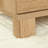 L-Shaped Desk, Brown Finish