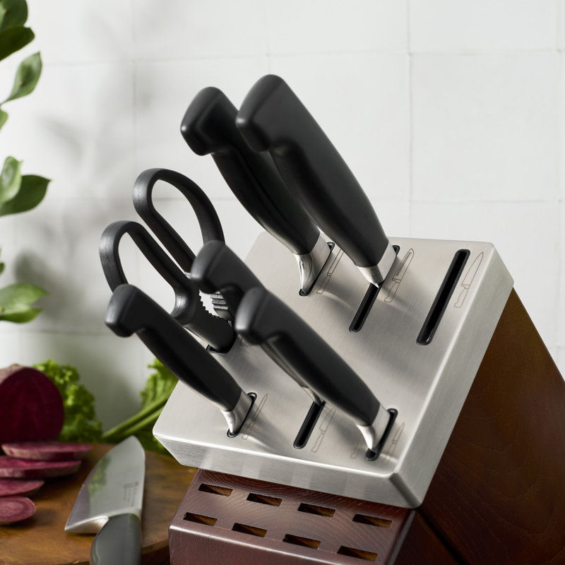 Zwilling Four Star 8-piece Self-Sharpening Block Set